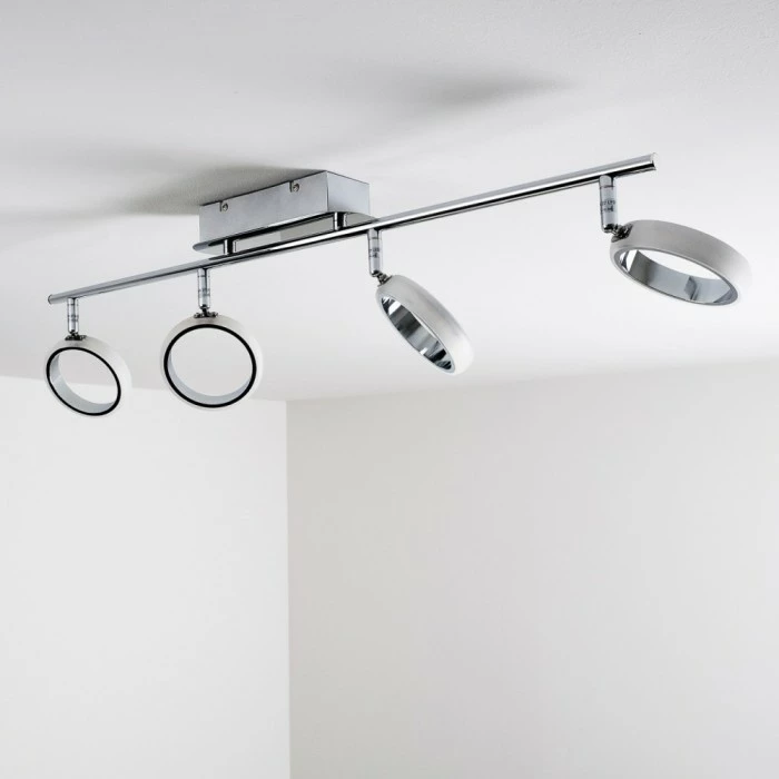 Hofstein Dobris Deckenspot LED Chrom, 4-flammig 12 Hofstein Dobris Deckenspot LED Chrom, 4-flammig – Bild 12