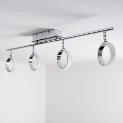 Hofstein Dobris Deckenspot LED Chrom, 4-flammig 32 Hofstein Dobris Deckenspot LED Chrom, 4-flammig -Bürolampen Verkäufe dobris deckenspot h166902 12