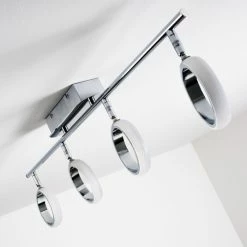 Hofstein Dobris Deckenspot LED Chrom, 4-flammig 33 Hofstein Dobris Deckenspot LED Chrom, 4-flammig -Bürolampen Verkäufe dobris deckenspot h166902 13