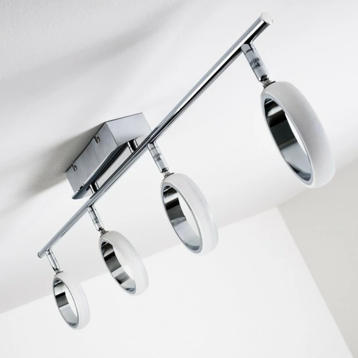 Hofstein Dobris Deckenspot LED Chrom, 4-flammig 14 Hofstein Dobris Deckenspot LED Chrom, 4-flammig – Bild 14