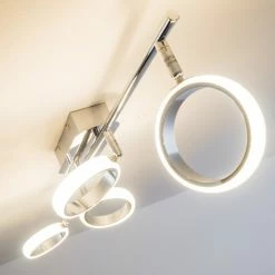 Hofstein Dobris Deckenspot LED Chrom, 4-flammig 34 Hofstein Dobris Deckenspot LED Chrom, 4-flammig -Bürolampen Verkäufe dobris deckenspot h166902 14