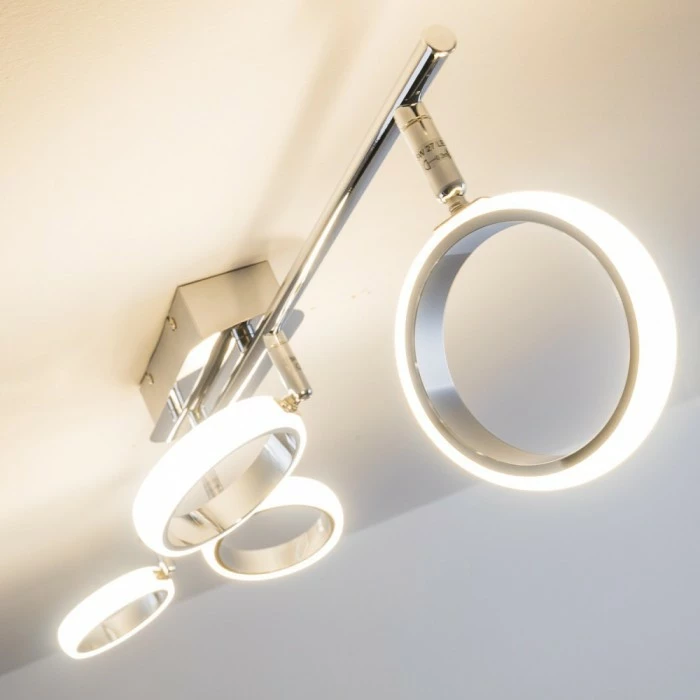 Hofstein Dobris Deckenspot LED Chrom, 4-flammig 15 Hofstein Dobris Deckenspot LED Chrom, 4-flammig – Bild 15