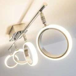 Hofstein Dobris Deckenspot LED Chrom, 4-flammig 38 Hofstein Dobris Deckenspot LED Chrom, 4-flammig -Bürolampen Verkäufe dobris deckenspot h166902 18