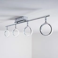 Hofstein Dobris Deckenspot LED Chrom, 4-flammig 23 Hofstein Dobris Deckenspot LED Chrom, 4-flammig -Bürolampen Verkäufe dobris deckenspot h166902 3