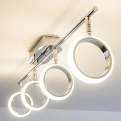 Hofstein Dobris Deckenspot LED Chrom, 4-flammig 25 Hofstein Dobris Deckenspot LED Chrom, 4-flammig -Bürolampen Verkäufe dobris deckenspot h166902 5