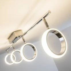 Hofstein Dobris Deckenspot LED Chrom, 4-flammig 26 Hofstein Dobris Deckenspot LED Chrom, 4-flammig -Bürolampen Verkäufe dobris deckenspot h166902 6