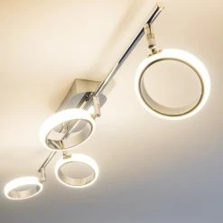 Hofstein Dobris Deckenspot LED Chrom, 4-flammig 27 Hofstein Dobris Deckenspot LED Chrom, 4-flammig -Bürolampen Verkäufe dobris deckenspot h166902 7