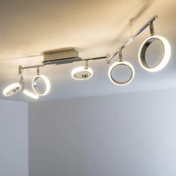 Hofstein Dobris Deckenspot LED Chrom, 6-flammig -Bürolampen Verkäufe dobris deckenspot h166919 10