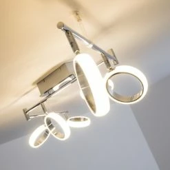 Hofstein Dobris Deckenspot LED Chrom, 6-flammig -Bürolampen Verkäufe dobris deckenspot h166919 12