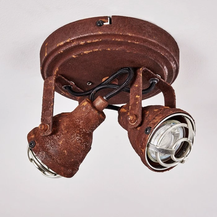 Hofstein Drobak Deckenleuchte Rostfarben, 2-flammig 14 Hofstein Drobak Deckenleuchte Rostfarben, 2-flammig – Bild 14