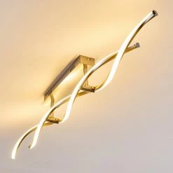 Hofstein Dundas Deckenleuchte LED Edelstahl, 2-flammig -Bürolampen Verkäufe dundas deckenleuchte h3009697 7