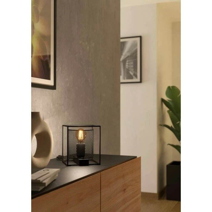 Eglo Leuchten Eglo CATTERICK Tischleuchte Schwarz, 1-flammig 1 Eglo Leuchten Eglo CATTERICK Tischleuchte Schwarz, 1-flammig