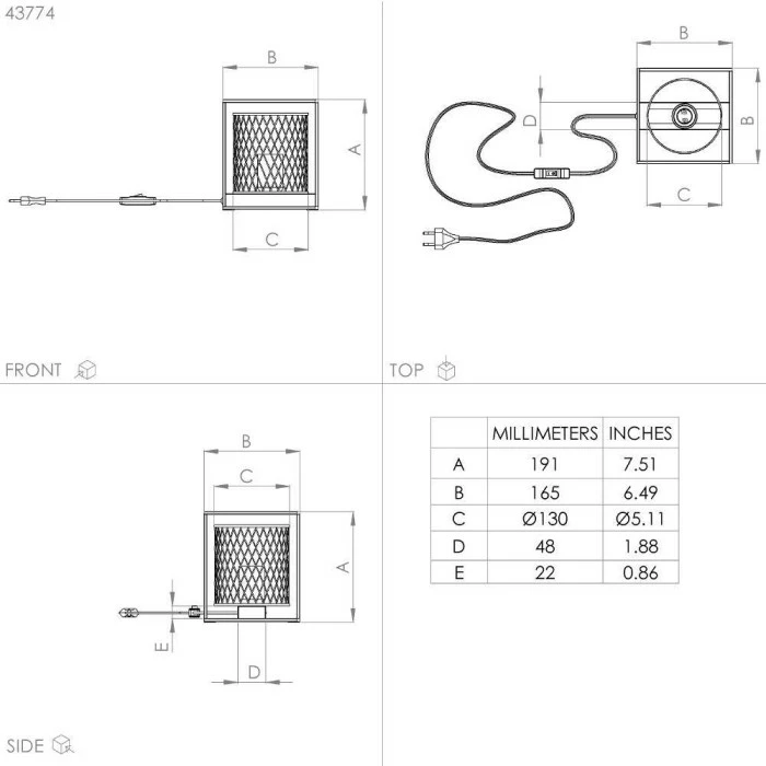 Eglo Leuchten Eglo CATTERICK Tischleuchte Schwarz, 1-flammig 4 Eglo Leuchten Eglo CATTERICK Tischleuchte Schwarz, 1-flammig – Bild 4