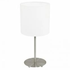 Eglo Leuchten Eglo PASTERI Tischleuchte Nickel-Matt, 1-flammig