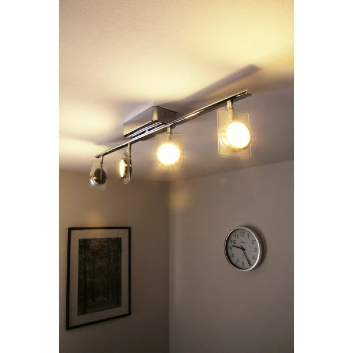 Eglo Leuchten Eglo TINNARI Lichtschiene LED Chrom, 4-flammig 1 Eglo Leuchten Eglo TINNARI Lichtschiene LED Chrom, 4-flammig