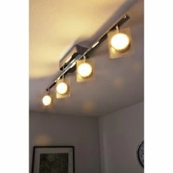 Eglo Leuchten Eglo TINNARI Lichtschiene LED Chrom, 4-flammig 35 Eglo Leuchten Eglo TINNARI Lichtschiene LED Chrom, 4-flammig -Bürolampen Verkäufe eglo tinnari lichtschiene 91635 do1 12