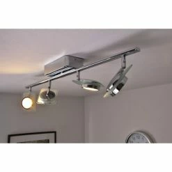 Eglo Leuchten Eglo TINNARI Lichtschiene LED Chrom, 4-flammig 42 Eglo Leuchten Eglo TINNARI Lichtschiene LED Chrom, 4-flammig -Bürolampen Verkäufe eglo tinnari lichtschiene 91635 do1 19