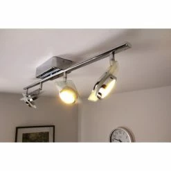 Eglo Leuchten Eglo TINNARI Lichtschiene LED Chrom, 4-flammig 28 Eglo Leuchten Eglo TINNARI Lichtschiene LED Chrom, 4-flammig -Bürolampen Verkäufe eglo tinnari lichtschiene 91635 do1 5