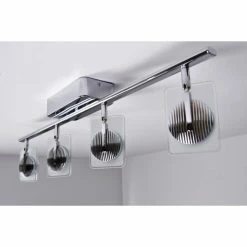 Eglo Leuchten Eglo TINNARI Lichtschiene LED Chrom, 4-flammig 31 Eglo Leuchten Eglo TINNARI Lichtschiene LED Chrom, 4-flammig -Bürolampen Verkäufe eglo tinnari lichtschiene 91635 do1 8