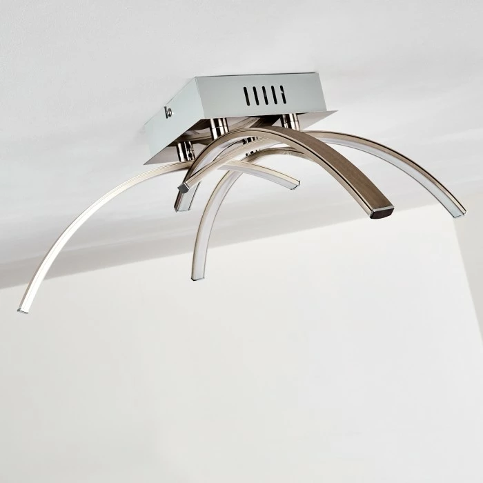 Hofstein Elia Deckenleuchte LED Chrom, 1-flammig 5 Hofstein Elia Deckenleuchte LED Chrom, 1-flammig – Bild 5