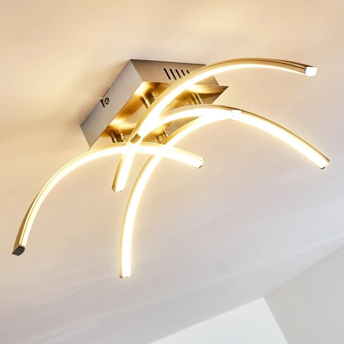 Hofstein Elia Deckenleuchte LED Chrom, 1-flammig 7 Hofstein Elia Deckenleuchte LED Chrom, 1-flammig – Bild 7