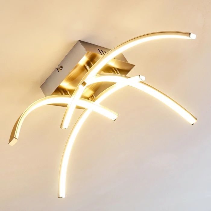 Hofstein Elia Deckenleuchte LED Chrom, 1-flammig 8 Hofstein Elia Deckenleuchte LED Chrom, 1-flammig – Bild 8