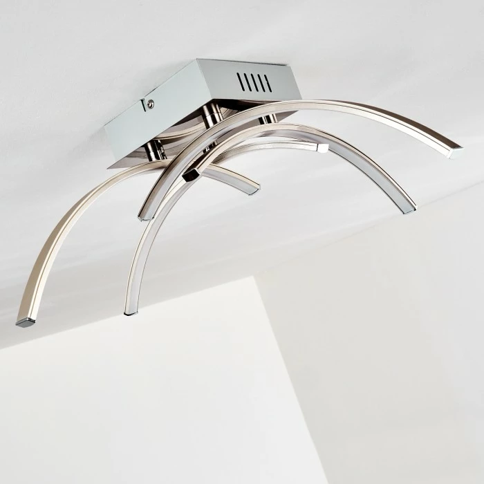 Hofstein Elia Deckenleuchte LED Chrom, 1-flammig 9 Hofstein Elia Deckenleuchte LED Chrom, 1-flammig – Bild 9