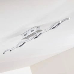 Hofstein Embree Deckenleuchte LED Edelstahl, 2-flammig -Bürolampen Verkäufe embree deckenleuchte h3008539 11