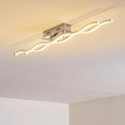 Hofstein Embree Deckenleuchte LED Edelstahl, 2-flammig -Bürolampen Verkäufe embree deckenleuchte h3008539 2