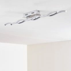 Hofstein Embree Deckenleuchte LED Edelstahl, 2-flammig -Bürolampen Verkäufe embree deckenleuchte h3008539 6