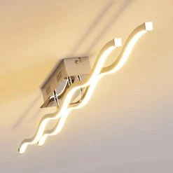 Hofstein Embree Deckenleuchte LED Edelstahl, 2-flammig -Bürolampen Verkäufe embree deckenleuchte h3008539 9