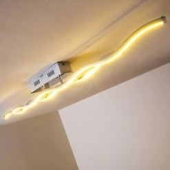 Paul Neuhaus Leuchten EMMA Deckenleuchte LED Edelstahl, 2-flammig -Bürolampen Verkäufe emma deckenleuchte 8450 17 5