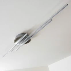 Hofstein Emo Deckenleuchte LED Stahl gebürstet, 3-flammig 26 Hofstein Emo Deckenleuchte LED Stahl gebürstet, 3-flammig -Bürolampen Verkäufe emo deckenleuchte h3009222 8