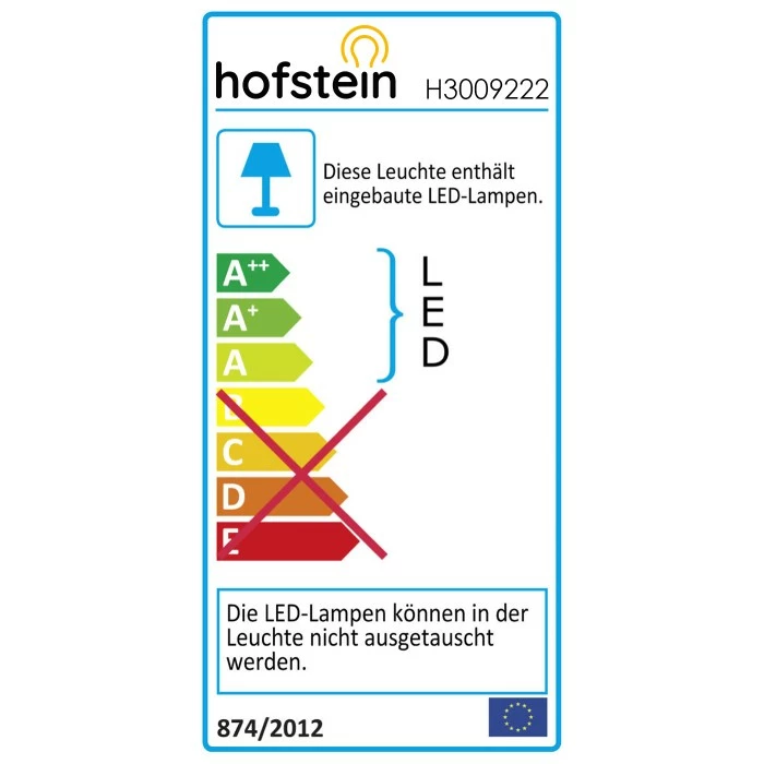 Hofstein Emo Deckenleuchte LED Stahl gebürstet, 3-flammig 10 Hofstein Emo Deckenleuchte LED Stahl gebürstet, 3-flammig – Bild 10