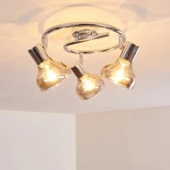 Hofstein Esberg Deckenleuchte Chrom, 3-flammig -Bürolampen Verkäufe esberg deckenleuchte h3277966 do1 7