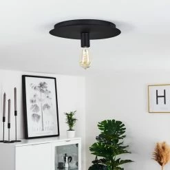 Hofstein Esbjerg Deckenleuchte Schwarz, 1-flammig -Bürolampen Verkäufe esbjerg deckenleuchte h3368435 12