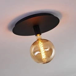 Hofstein Esbjerg Deckenleuchte Schwarz, 1-flammig -Bürolampen Verkäufe esbjerg deckenleuchte h3368435 13