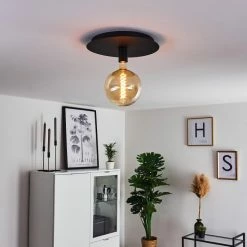 Hofstein Esbjerg Deckenleuchte Schwarz, 1-flammig -Bürolampen Verkäufe esbjerg deckenleuchte h3368435 15