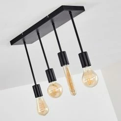 Hofstein Fabius Deckenleuchte Schwarz, 1-flammig -Bürolampen Verkäufe fabius deckenleuchte h3352717 11