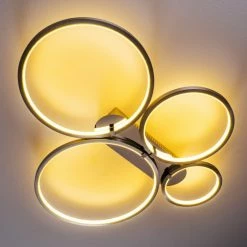 Hofstein Fallo Deckenleuchte LED Chrom, 1-flammig -Bürolampen Verkäufe fallo deckenleuchte h167466 15