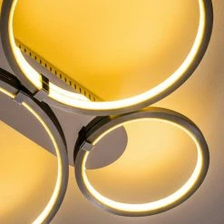 Hofstein Fallo Deckenleuchte LED Chrom, 1-flammig -Bürolampen Verkäufe fallo deckenleuchte h167466 16