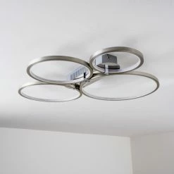 Hofstein Fallo Deckenleuchte LED Chrom, 1-flammig -Bürolampen Verkäufe fallo deckenleuchte h167466 17