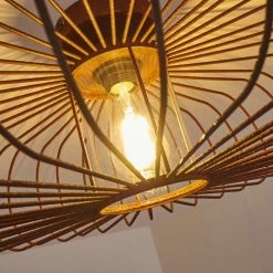 Hofstein Farhus Deckenleuchte Rostfarben, 1-flammig -Bürolampen Verkäufe farhus deckenleuchte h3355879 15