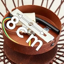 Hofstein Farhus Deckenleuchte Rostfarben, 1-flammig -Bürolampen Verkäufe farhus deckenleuchte h3355879 16