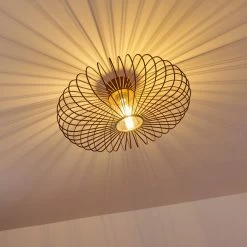 Hofstein Farhus Deckenleuchte Rostfarben, 1-flammig -Bürolampen Verkäufe farhus deckenleuchte h3355879 3