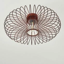 Hofstein Farhus Deckenleuchte Rostfarben, 1-flammig -Bürolampen Verkäufe farhus deckenleuchte h3355879 4