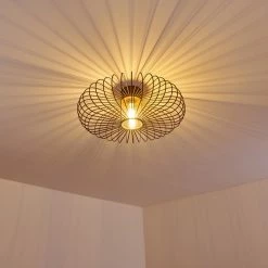 Hofstein Farhus Deckenleuchte Rostfarben, 1-flammig -Bürolampen Verkäufe farhus deckenleuchte h3355879 9