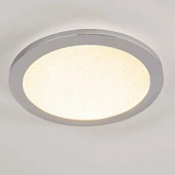 Hofstein Fasola Deckenleuchte LED Nickel glänzend, 1-flammig -Bürolampen Verkäufe fasola deckenleuchte h3266083 do4 11