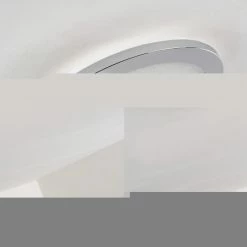 Hofstein Fasola Deckenleuchte LED Nickel glänzend, 1-flammig -Bürolampen Verkäufe fasola deckenleuchte h3266083 do4 12