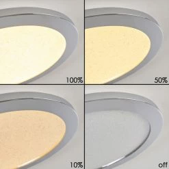 Hofstein Fasola Deckenleuchte LED Nickel glänzend, 1-flammig -Bürolampen Verkäufe fasola deckenleuchte h3266083 do4 2